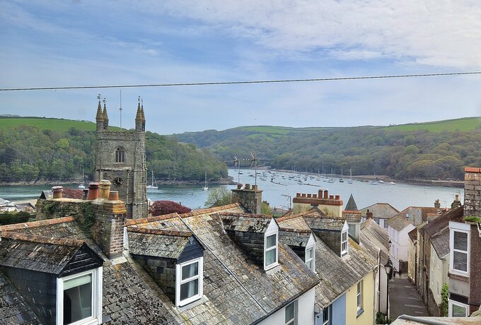 Marmaduke - Views over Fowey from the cottage