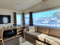Lounge with TV and Fireplace