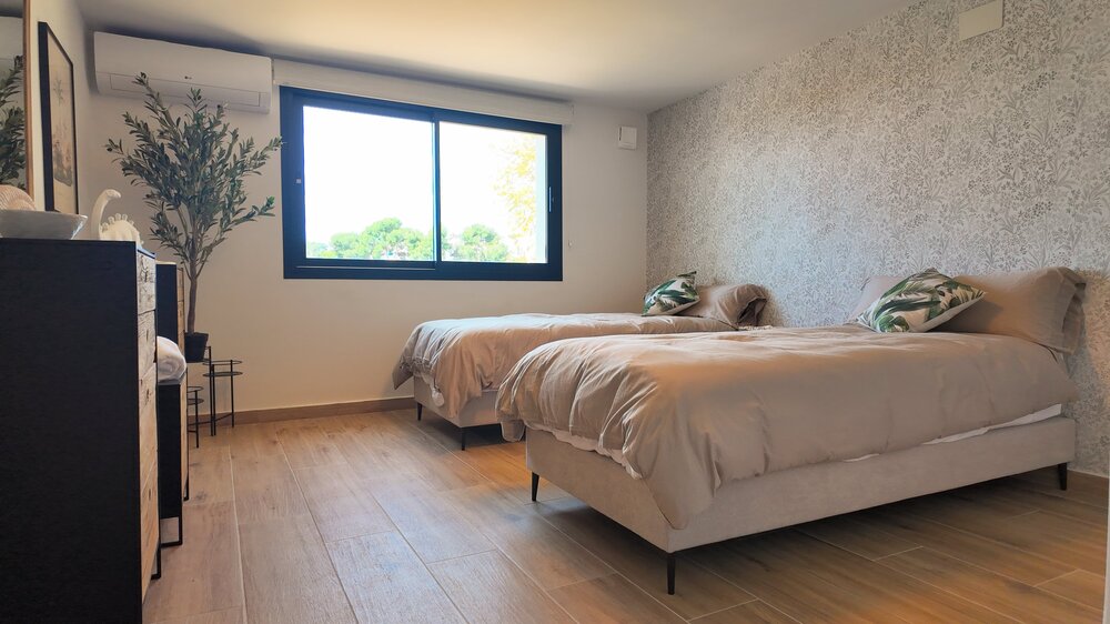 Bright Twin Bedroom