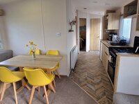 Dining area and kitchen