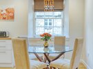 Gloucester Lane 10 - Modern dining table in New Town Edinburgh apartment.