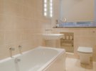 Lynedoch Place 4 - Modern family bathroom with bath and overhead shower