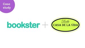 Bookster with Casa de la vida - Bookster logo and Casa de la vida