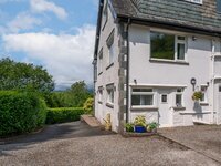 The entrance to Fellside Studio holiday apartment and parking area