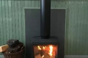 Ceilidh Room Stove - The stove in the ceilidh space; the perfect way to pass an evening!