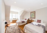 Twin Bedroom in a Corporate Rental Stay