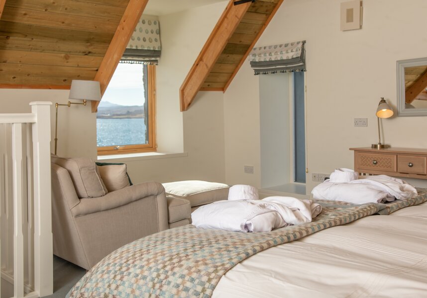 Bedroom in a Vacation Rental in Scotland