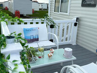 Outside veranda of Ana's Coworth