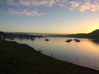Sunset over Lake Windermere