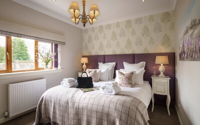 Double Bedroom for Business Travellers - Light and airy room with double bed, bedside tables and a lovely garden view