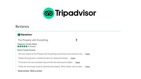 3rd party reviews - TripAdvisor - Automatic connection with TripAdvisor for reviews to be displayed on the website and on TripAdvisor.