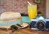 camera-hat-sun-drink-travel-hipster