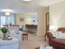 Mulberry Lodge - Large, bright open plan living room/kitchen in self catering accommodation in Carberry Tower Estate in East Lothian.