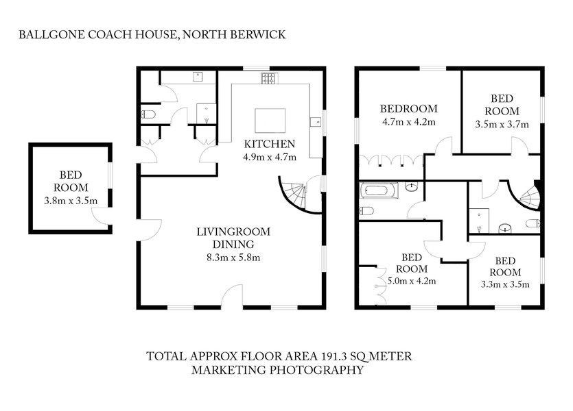 Balgone Coach House Floorplan