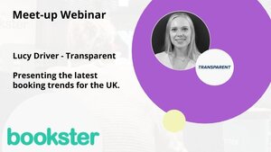 Lucy Driver from Transparent joined the Bookster vacation rental meet-up - Lucy Driver presented the latest June data for bookings in the UK together with Kelly Odor of Bookster.