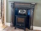 CastleEsplanade-8 - Traditional fireplace in Edinburgh holiday let
