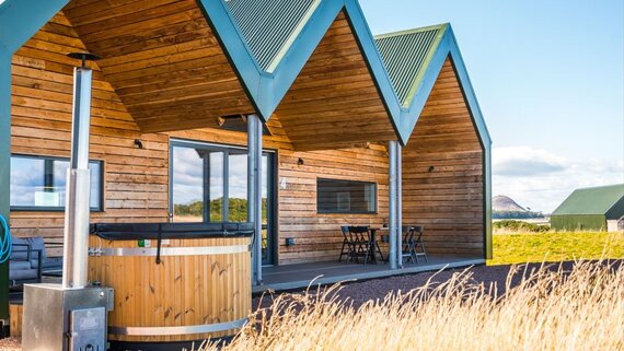The Irvine in Rural Scotland - Beautiful North Berwick lodges