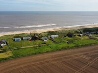 An aerial view of the Norfolk Coast