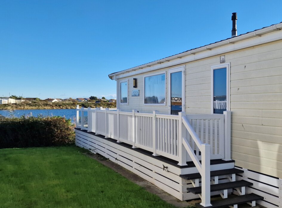 Outside view of Boston Lodge - Outside view of Boston Lodge with veranda and view