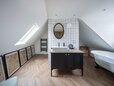 Well-lit Bathroom in Self-Catered Cottage