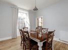 St Patrick Square 7 - Dining room with large family dining table in Edinburgh holiday let