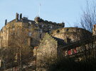 zoomed view of Edinburgh Castle - Zoomed view of Edinburgh Castle from lounge window and patio area
