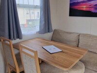 Corner view of dining area