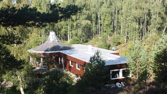 Spey Lodge - Secluded Home in the Cairngorms - Aerial Shot of the property (© Dunpark Property Agents)