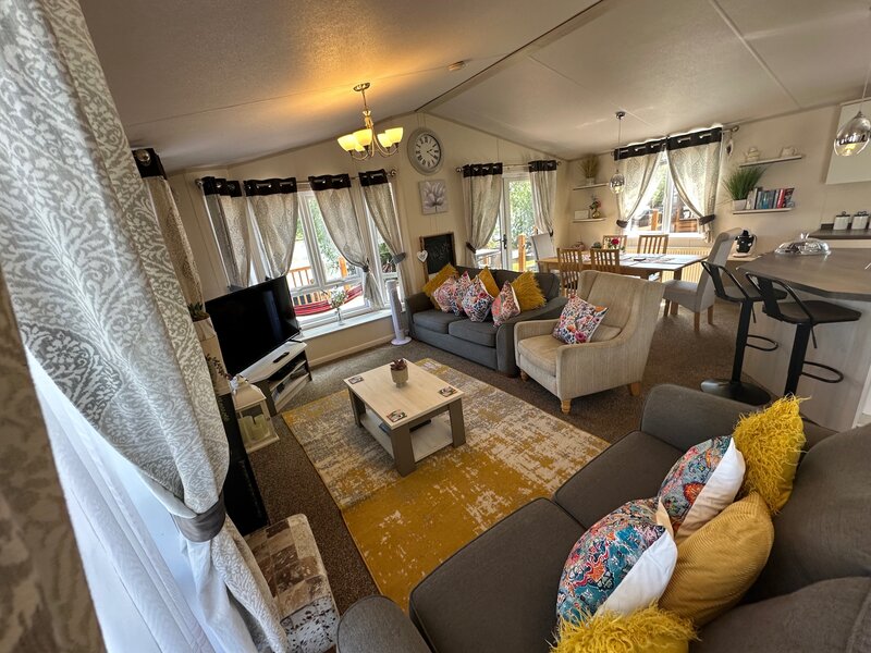 open plan living area