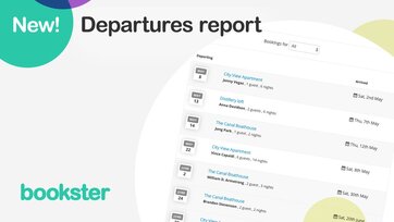 Departures report for cleaners - A report which shows the upcoming departures for holiday rental properties
