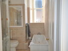 1st floor self catering North Berwick holiday flat - Full main bathroom with shower stall