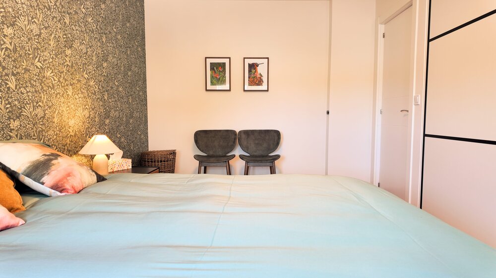 Cosy Bedroom with Feature Wall