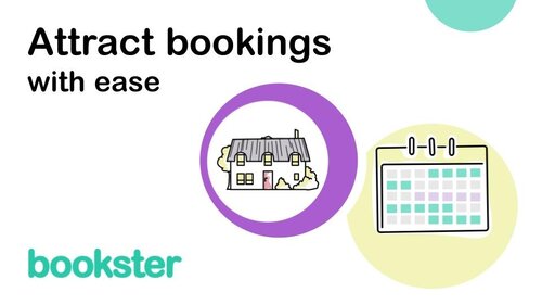 Attract bookings with ease - Attract bookings with ease, with holiday rental and full calendar icons. Attract bookings with ease - Attract bookings with ease, with holiday rental and full calendar icons.