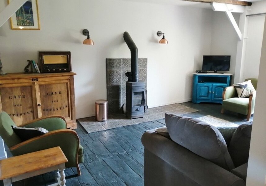 Wood Burner in living room