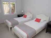 Slaapkamer met 1 eenpersoonsbedden Niveau 18341 - 456641-villa-te-huur-in-mojacar-playa-XNUMX-xml