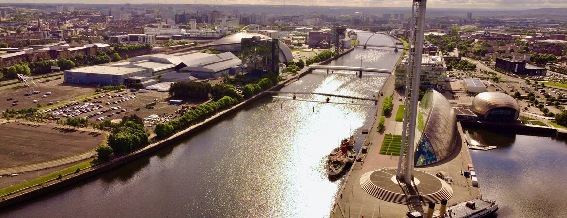 Glasgow skyline (© Stephen O'Donnell on Unsplash)