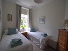 Golf and holiday let self catering East Lothian - Links Corner twin bedroom (© Coast Properties)