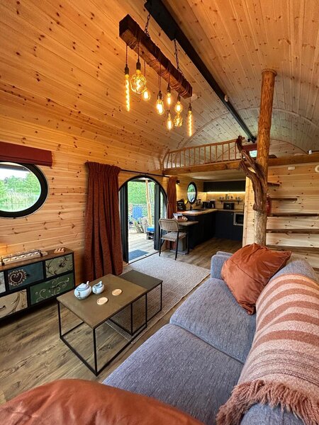 open plan living area