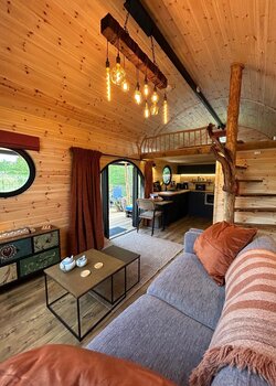 open plan living area