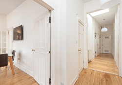 Hallway in The Lothian Road Residence in Scotland