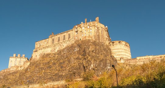 Views of the Edinburgh Castle