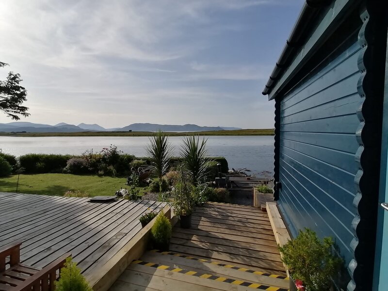 From the door