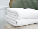 Bay View - towels - Detail of freshly laundered towels at North Berwick holiday let