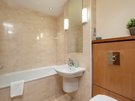 Holyrood Road 3 - Family bathroom with bath and overhead shower