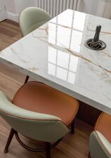 Modern Dining Table in a Private Stay