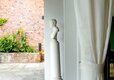 Statue near patio