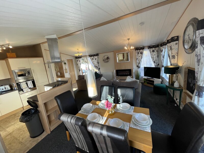 open plan living area