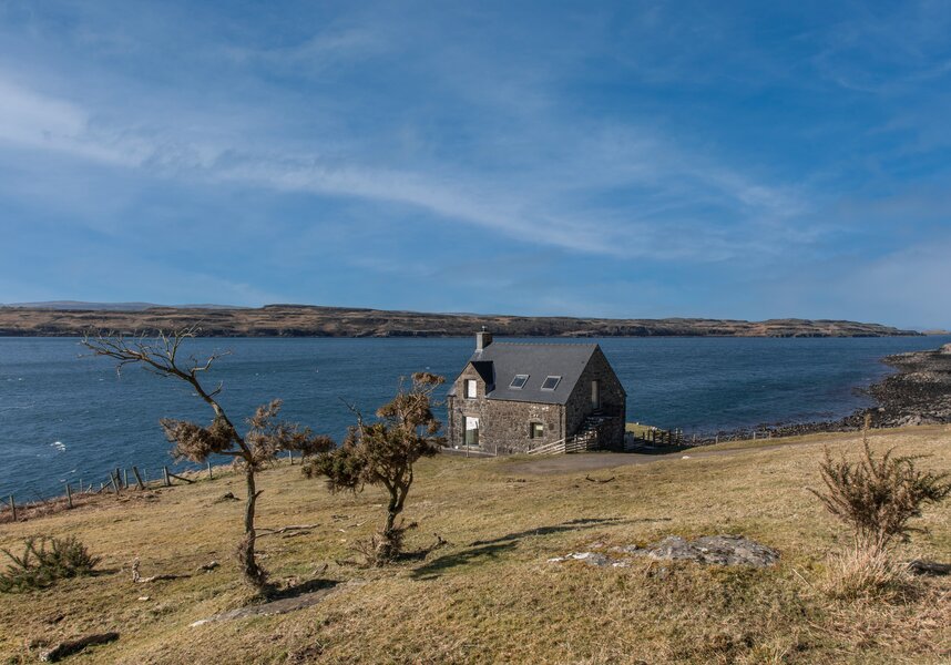 Exterior of a Rural Retreat in Scotland