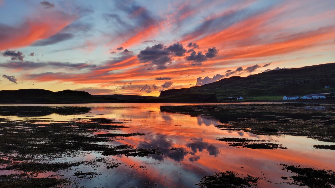Fiery sunsets - Fiona Hutton Fiery sunsets - Fiona Hutton