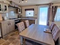 Dining area and kitchen